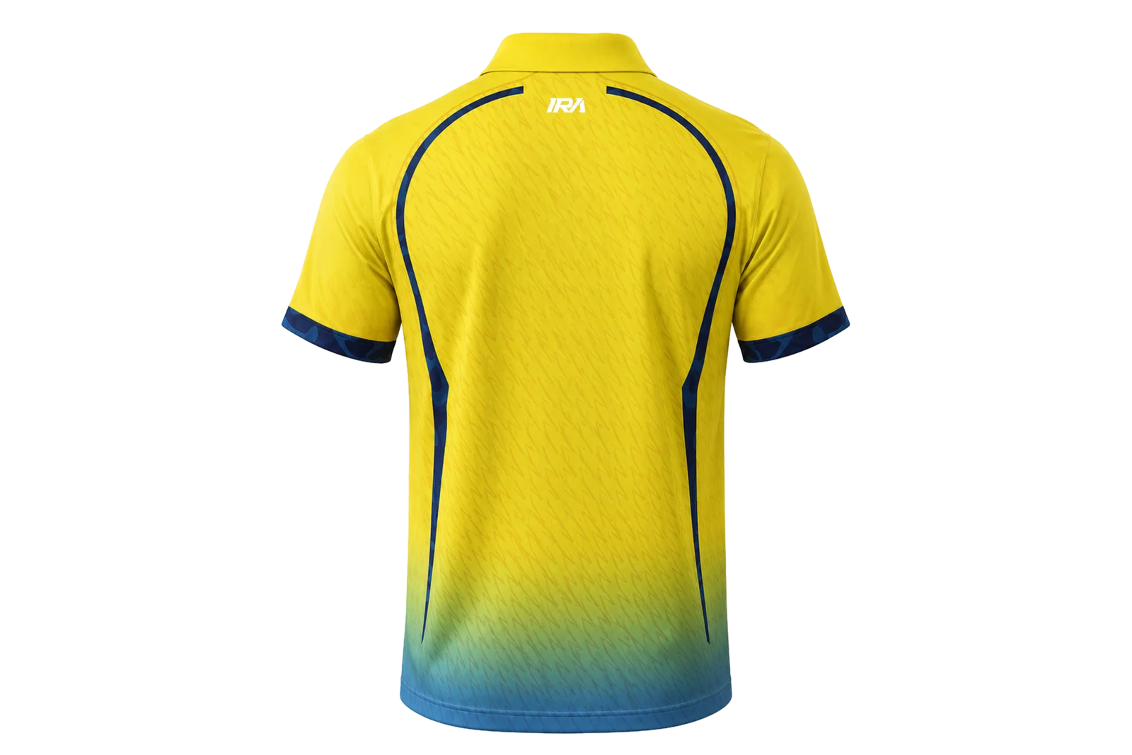Custom cricket jersey, back view